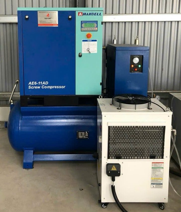 Máy nén khí tích hợp Hanbell AE6-11A