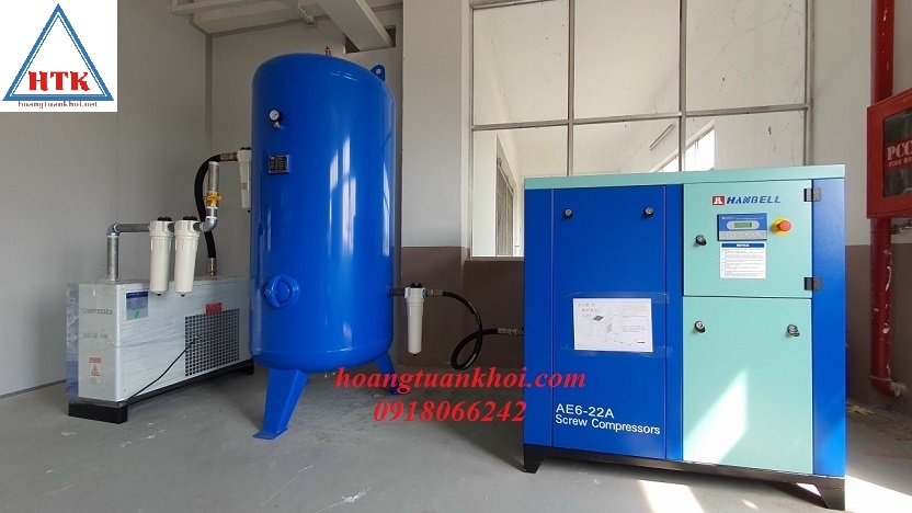 máy nén khí trục vít Hanbell AE6-22A