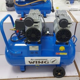 máy nén khí không dầu giảm âm Wing TW-OF750x2-50L (2HP)