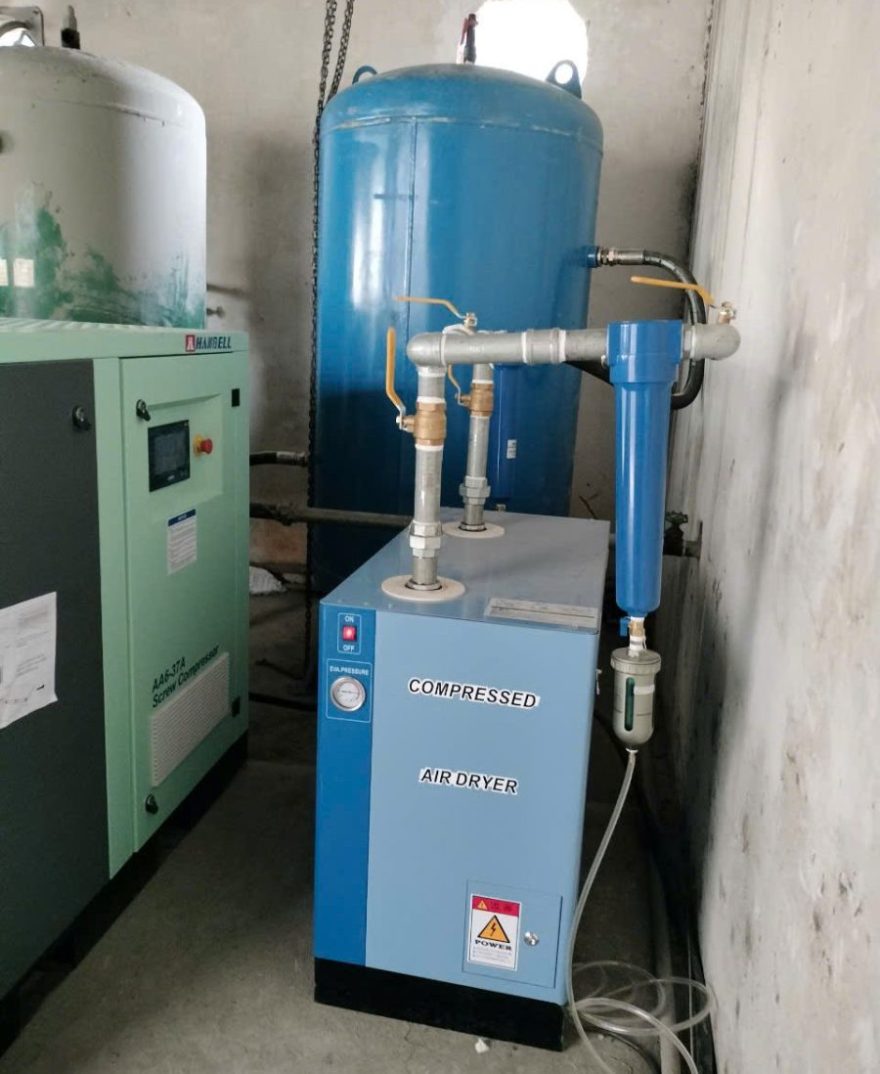 lắp đặt và bàn giao hệ thống khí nén 50HP